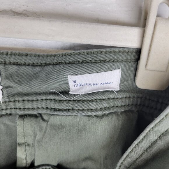 Gap Women's Size 6 Pants Girlfriend Khaki Green - Picture 4 of 5